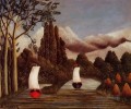 Die Ufer des oise 1905 Henri Rousseau Post Impressionismus Naive Primitivismus